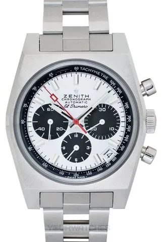 Zenith El Primero Chronomaster 03.A384.400/21.M384 37mm Steel White