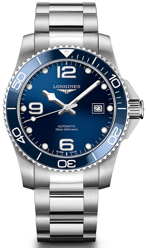 Longines HydroConquest L3.781.4.96.6 41mm Acciaio Blue