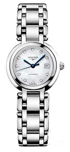 Longines PrimaLuna L8.111.4.87.6 26.5mm Acciaio con quadrante madreperla e diamanti White Mother of Pearl