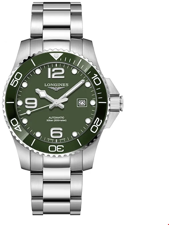 Longines HydroConquest L3.782.4.06.6 43mm Acciaio Green