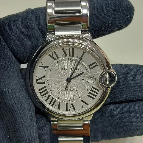 Cartier Ballon Bleu 42mm W69012Z4 42mm Stainless steel Silver