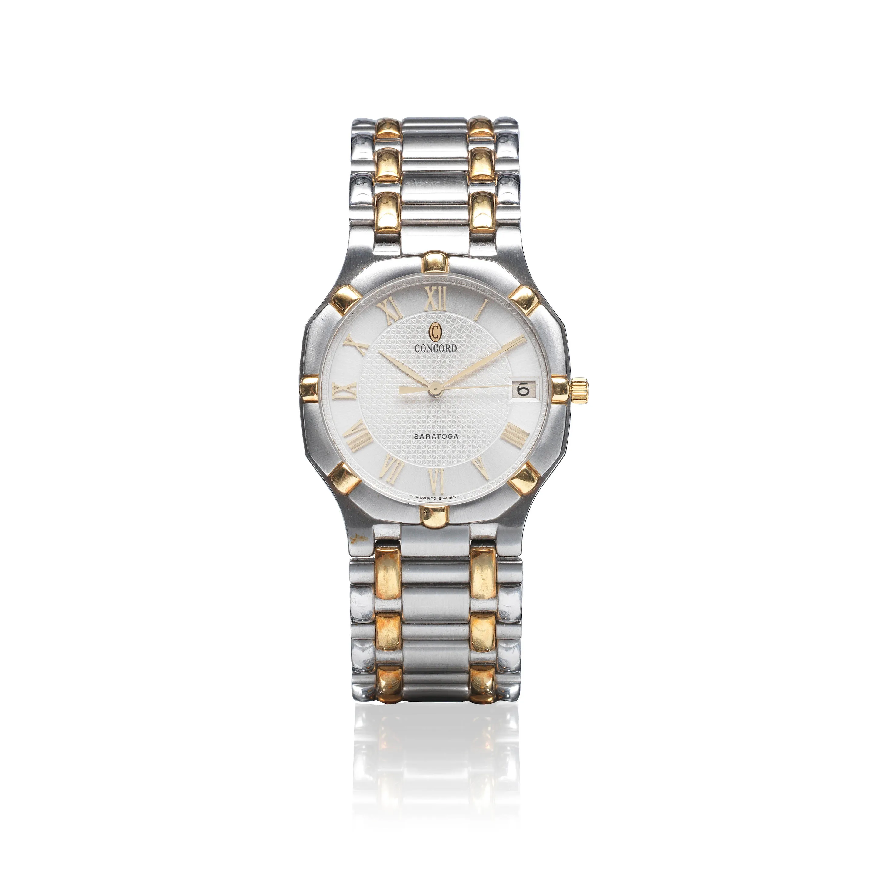 Concord Saratoga 33mm Yellow gold and Stainless steel Silver