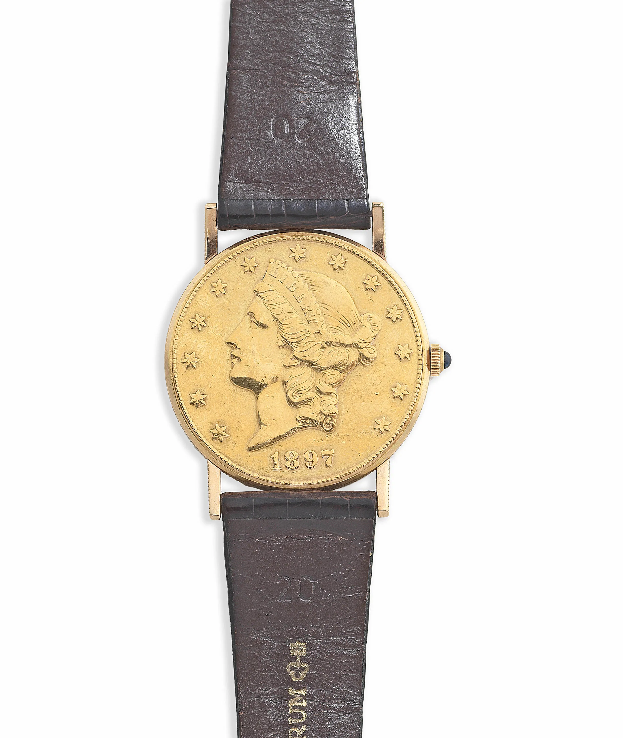 Corum Coin Watch 35mm Yellow gold 20$ coin 5