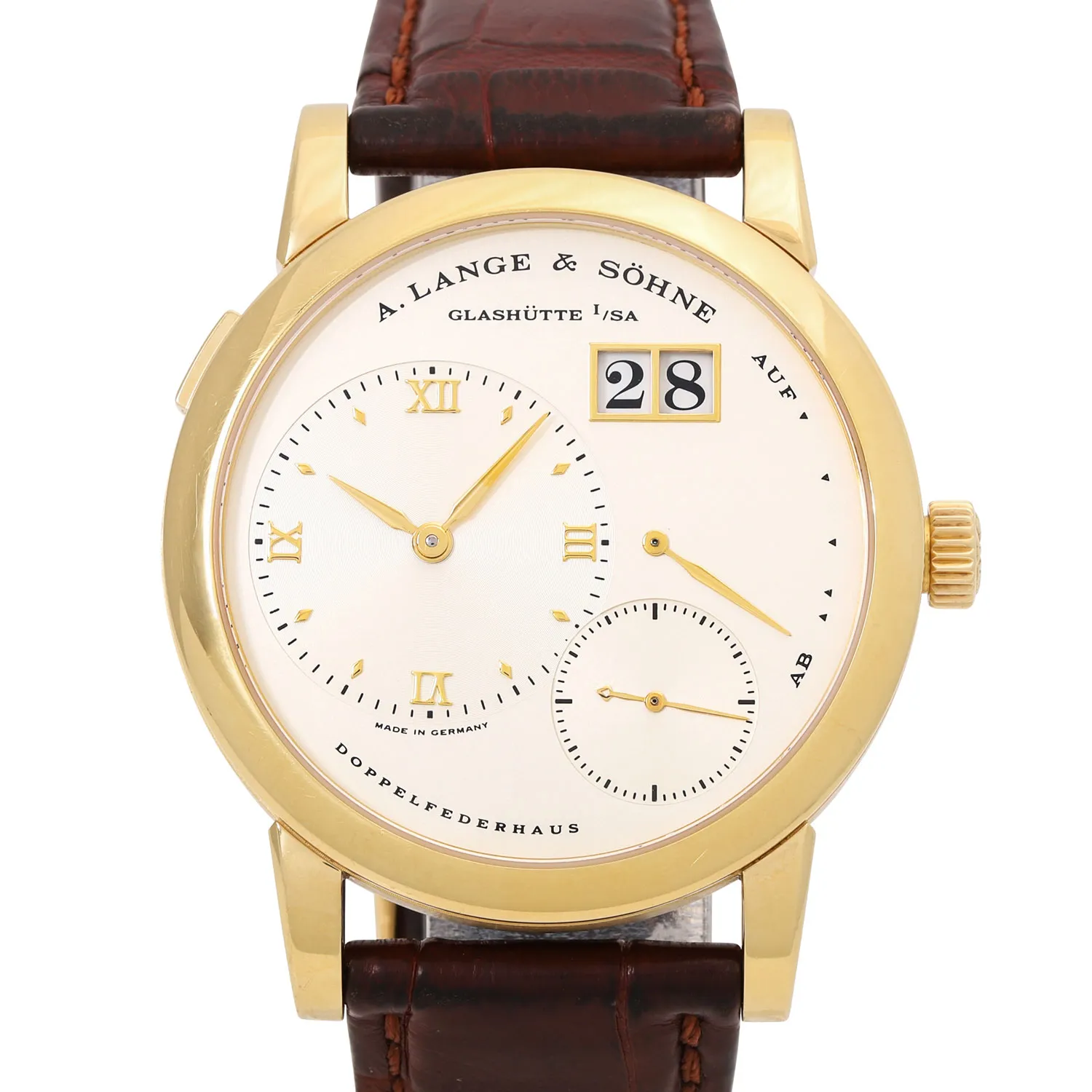 A. Lange & Söhne Lange 1 101.021 38.5mm Yellow gold Silver