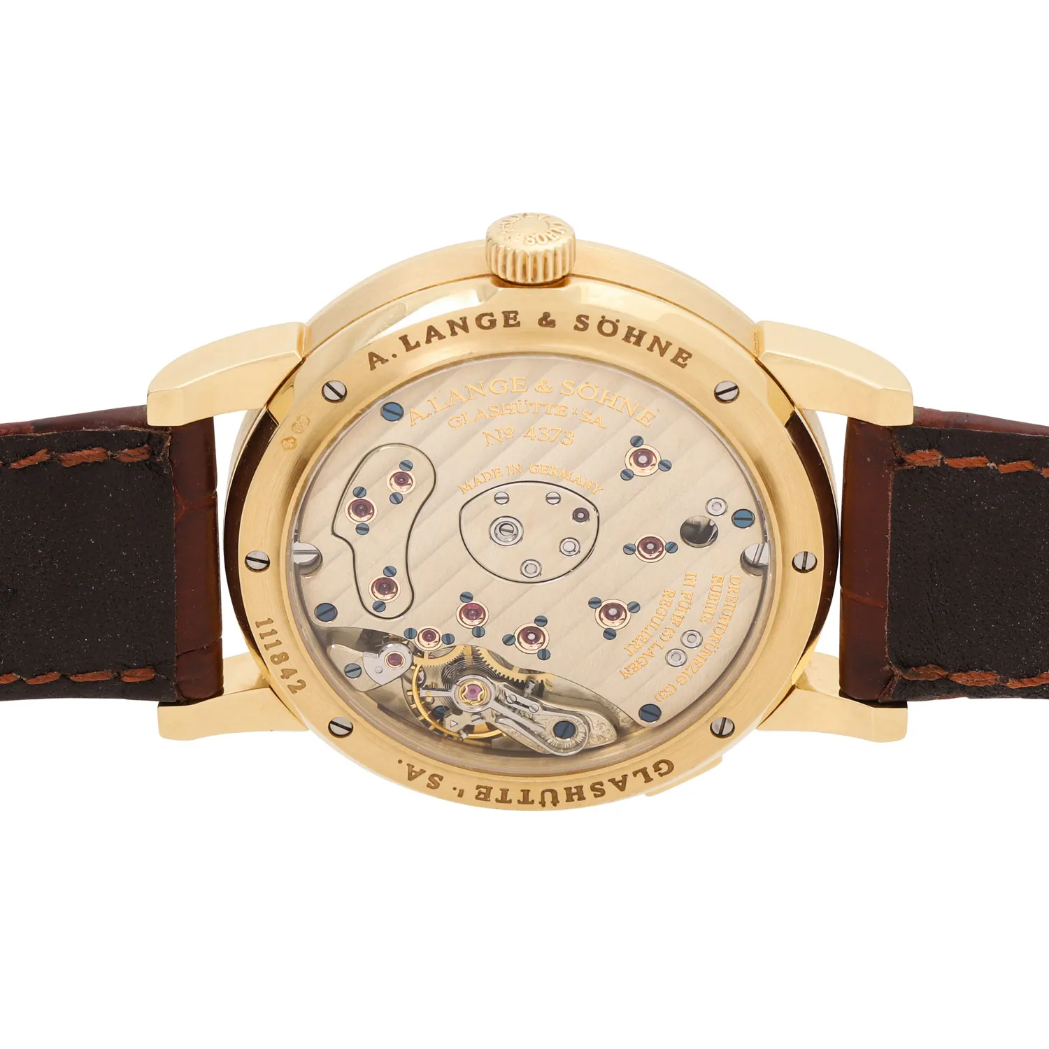 A. Lange & Söhne Lange 1 101.021 38.5mm Yellow gold Silver 1