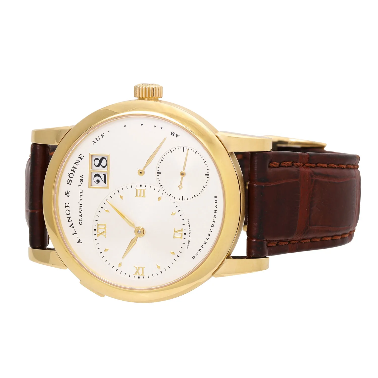 A. Lange & Söhne Lange 1 101.021 38.5mm Yellow gold Silver 5