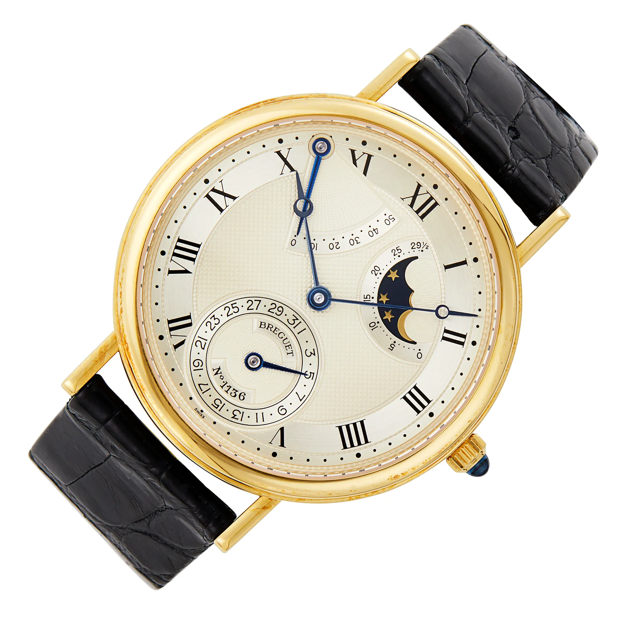 Breguet Classique 3137 Yellow gold Silver