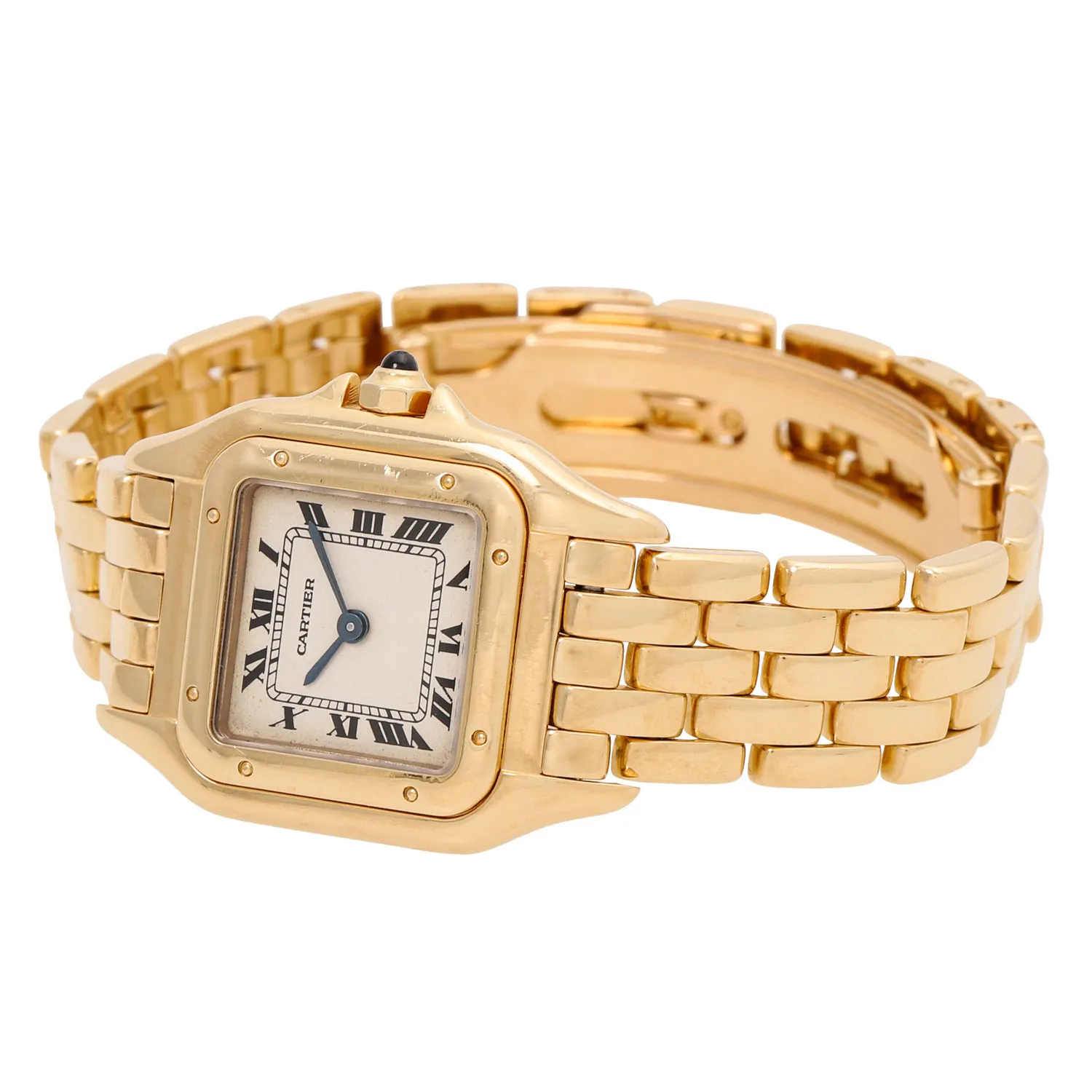 Cartier Panthère 866911 22mm Yellow gold Cream 6