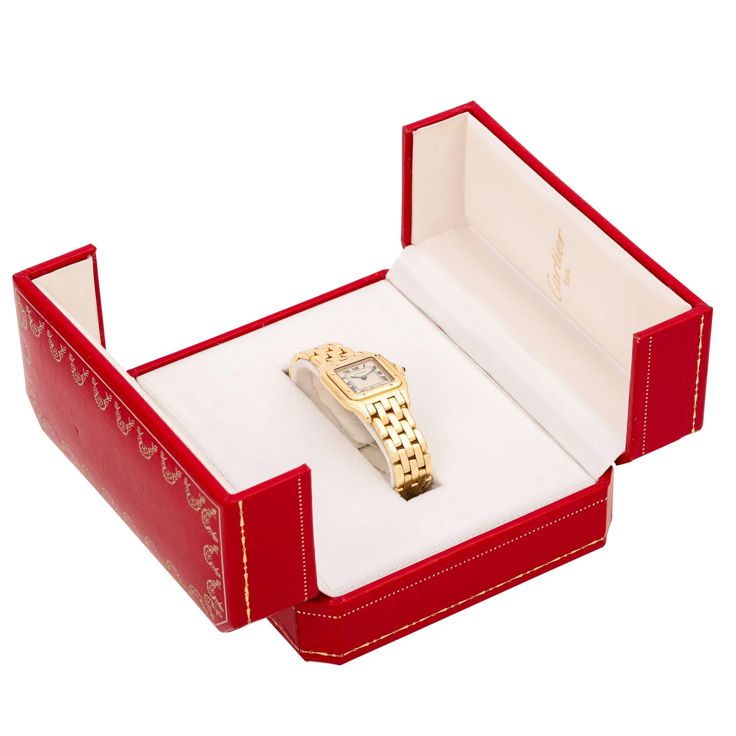 Cartier Panthère 866911 22mm Yellow gold Cream 4