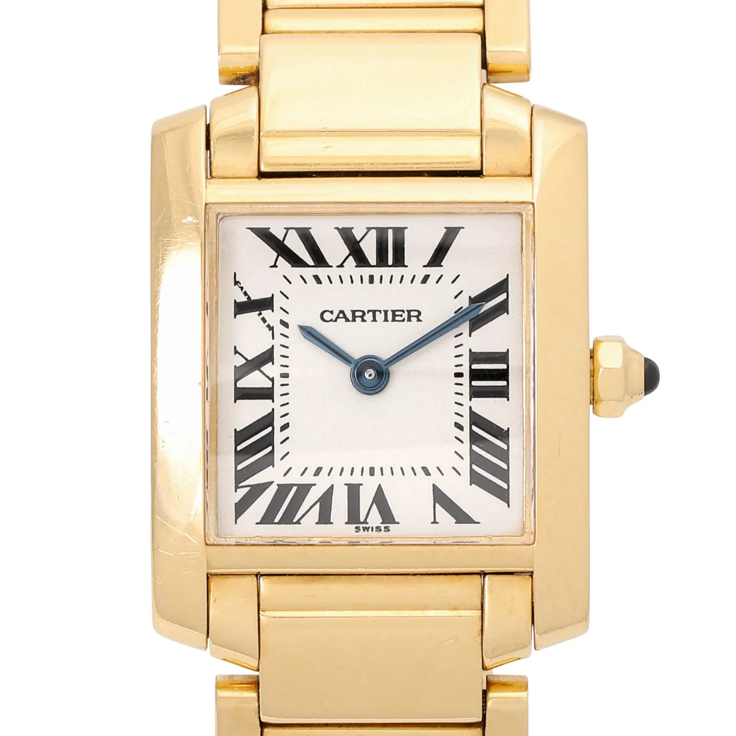Cartier Tank 2385 20mm Yellow gold Ivory
