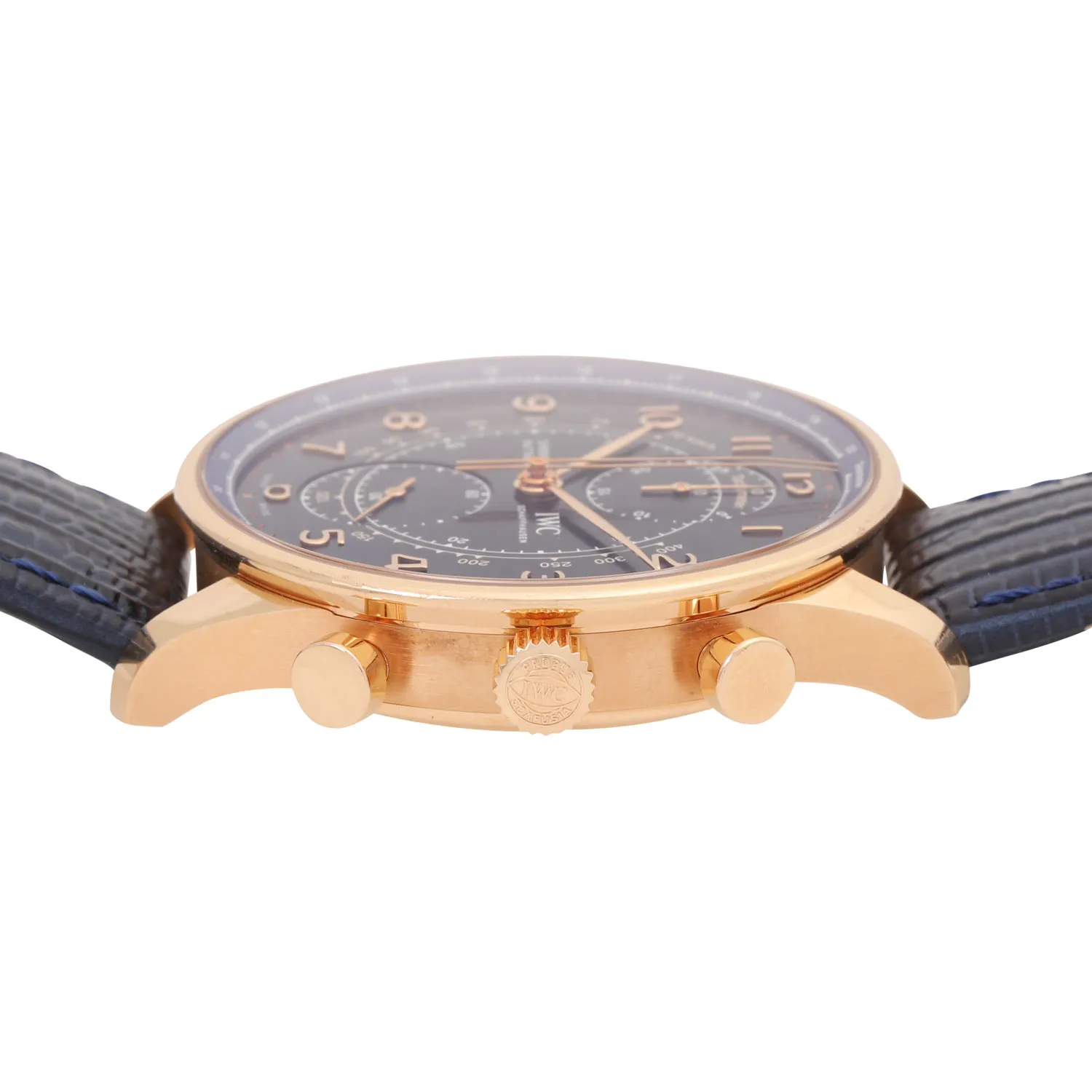 IWC Portugieser IW371215 41mm Rose gold Blue 2