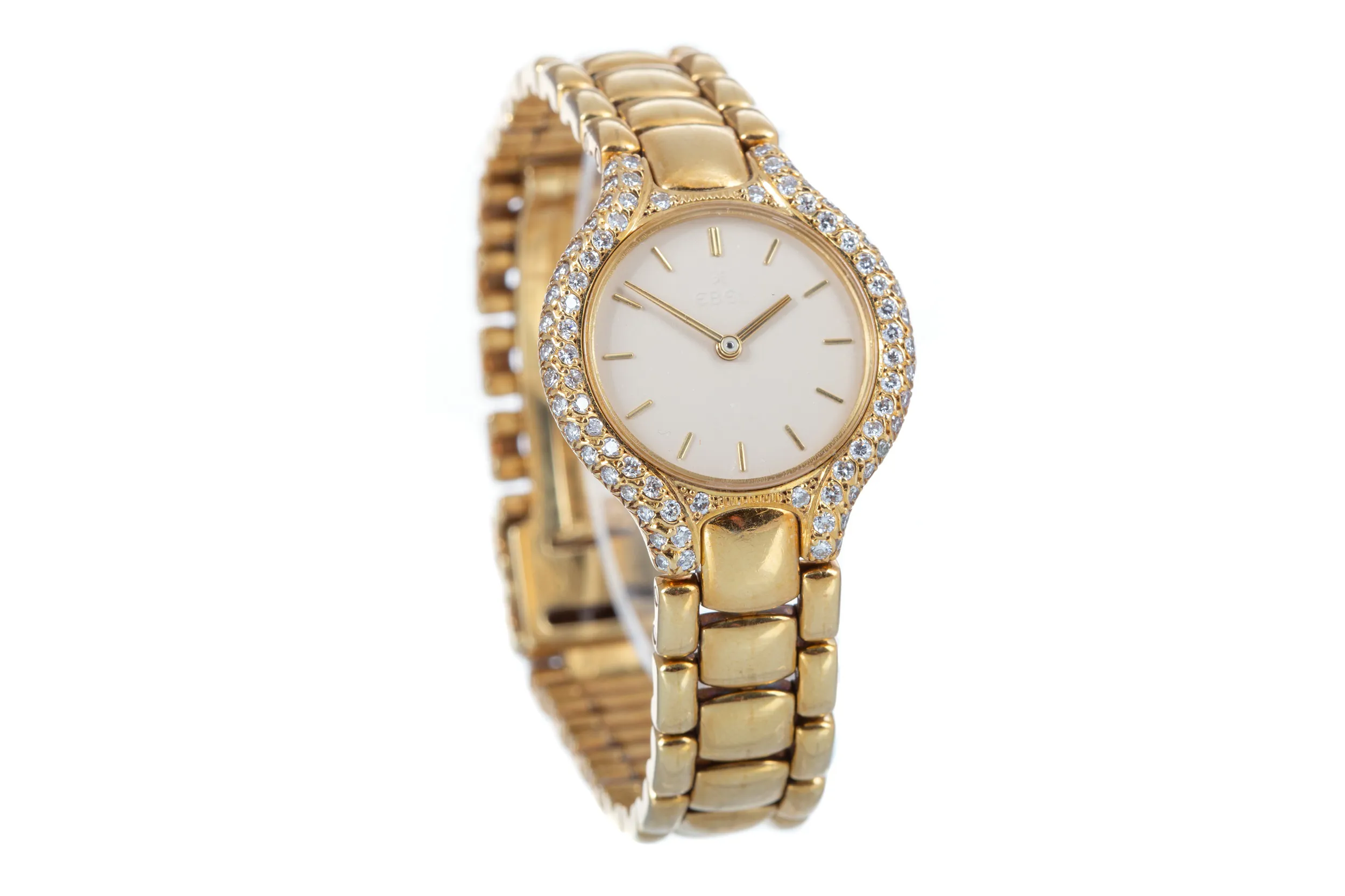 Ebel Beluga 24mm Yellow gold White