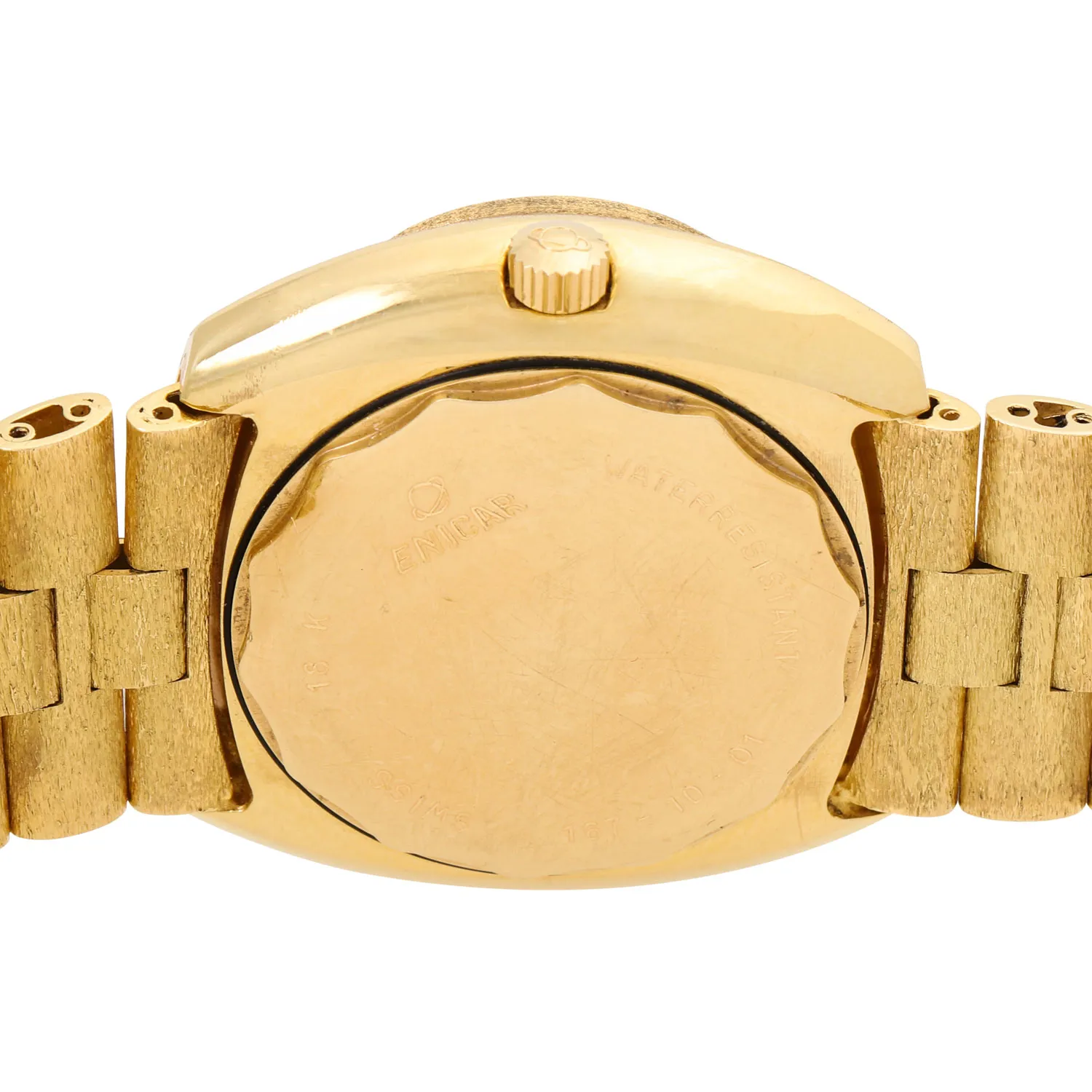 Enicar Sherpa 167-10-01 41mm Yellow gold Champagne 1