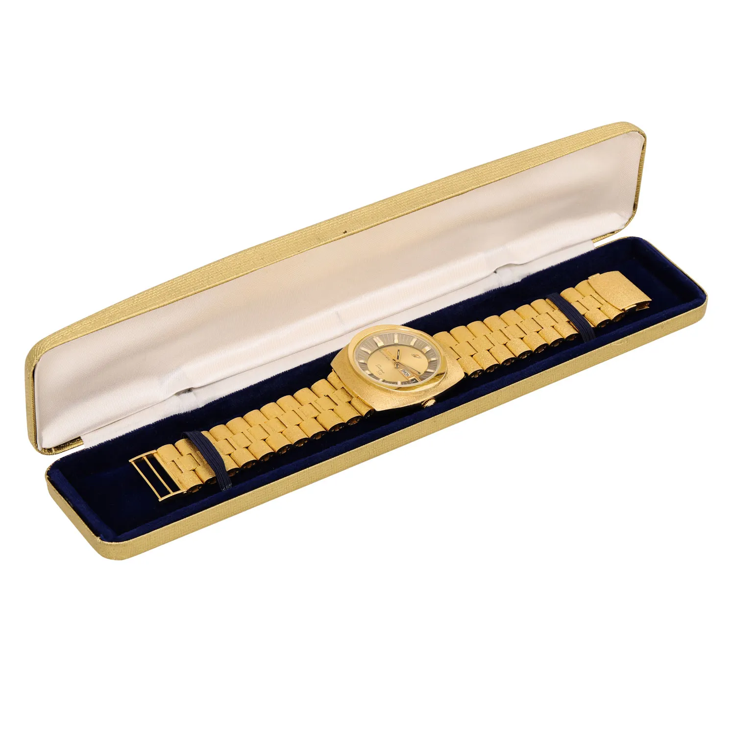 Enicar Sherpa 167-10-01 41mm Yellow gold Champagne 7