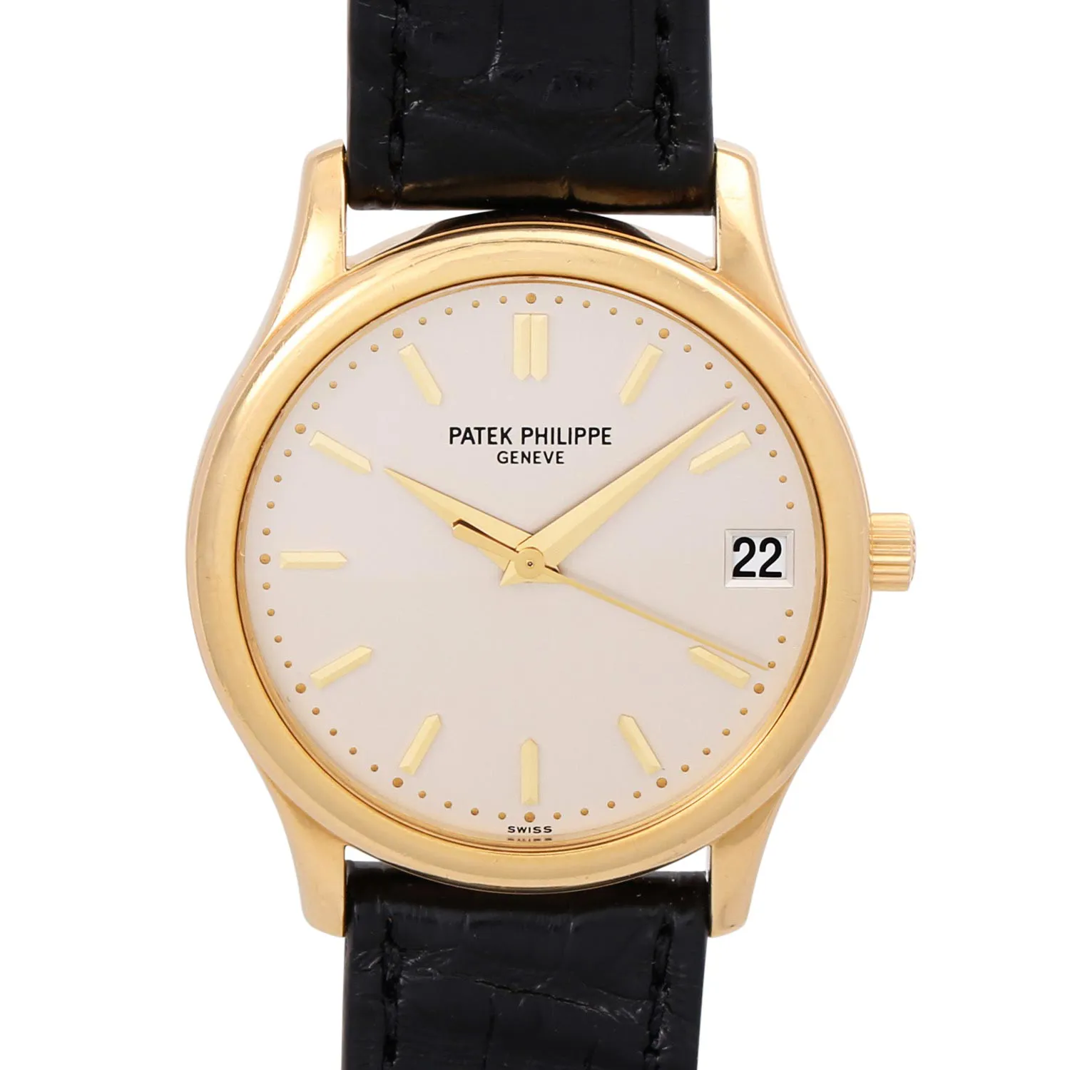 Patek Philippe Calatrava 3998J 34mm Yellow gold Silver