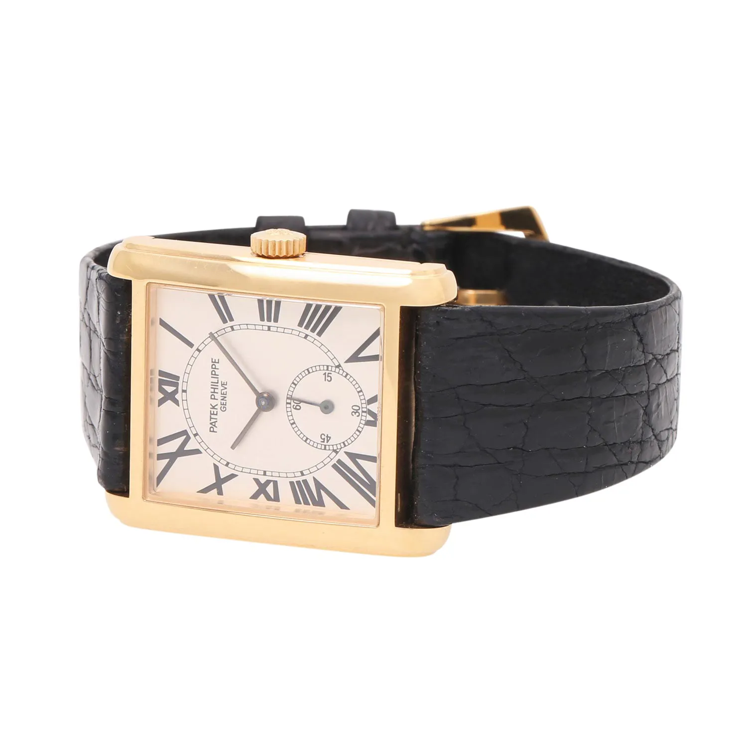 Patek Philippe Gondolo 5014J 28mm Yellow gold Opaline 5