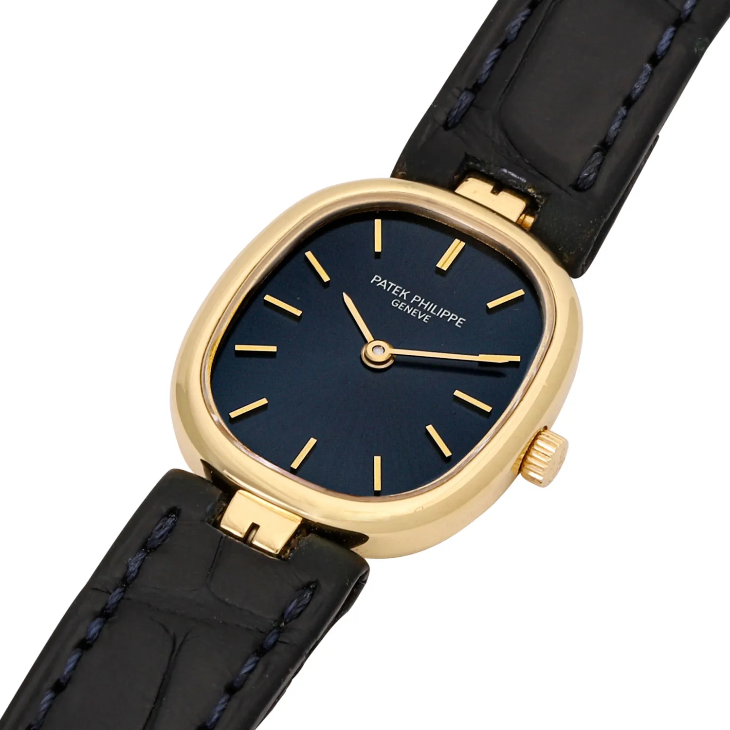 Patek Philippe Golden Ellipse 4764/001 20mm Yellow gold Blue 4