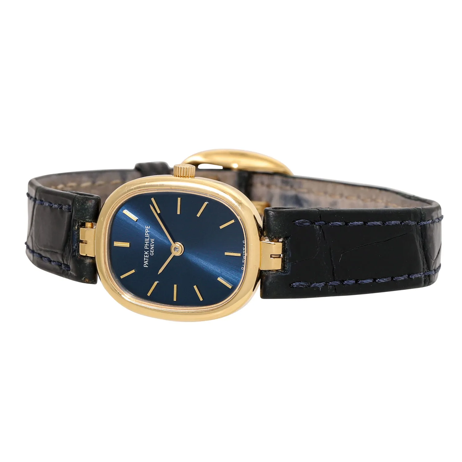 Patek Philippe Golden Ellipse 4764/001 20mm Yellow gold Blue 5