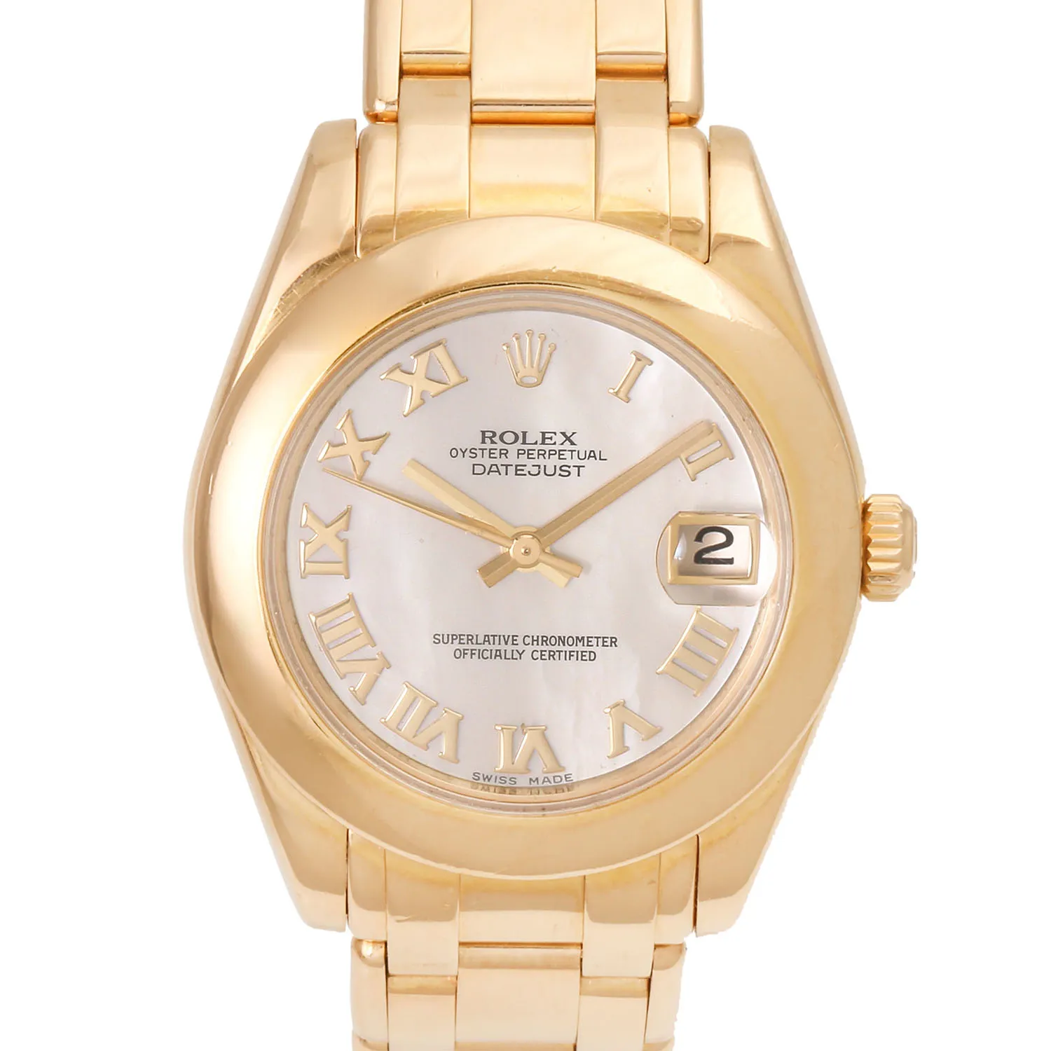 Rolex Datejust 31 81208 33.5mm Yellow gold Mother-of-pearl