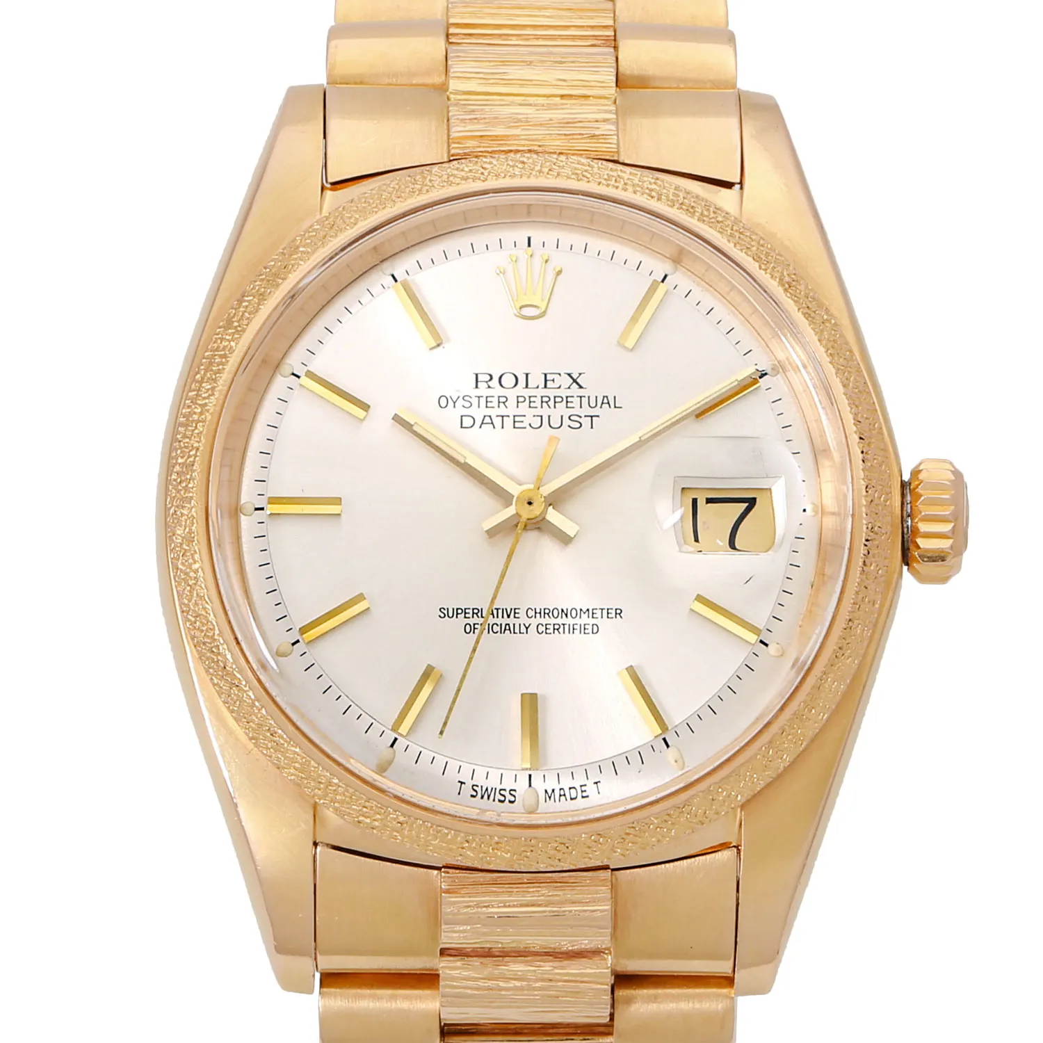 Rolex Datejust 36 1611 36mm Rose gold Silver