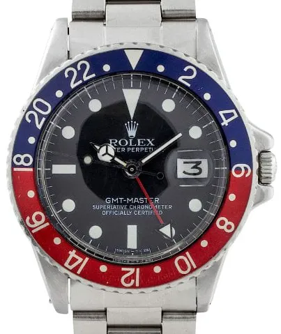 Rolex GMT-Master 1675 40mm Stainless steel Black