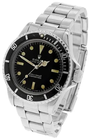 Rolex Submariner 5513 40mm Stainless steel Black