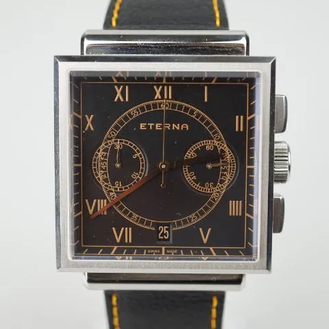 Eterna Heritage 1938.41.45.1250 Stainless steel Black