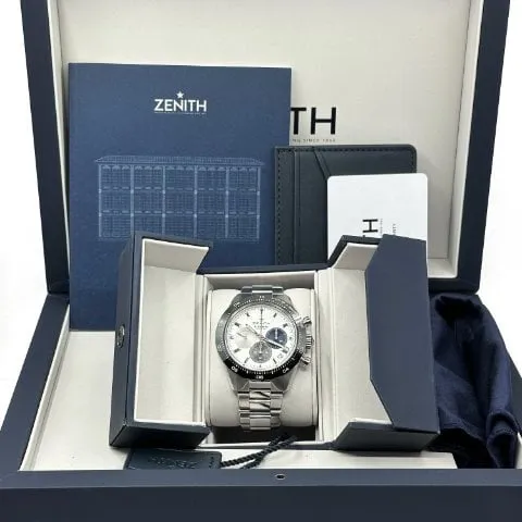 Zenith Chronomaster Sport 03.3100.3600/69.M3100 41mm Stainless steel White