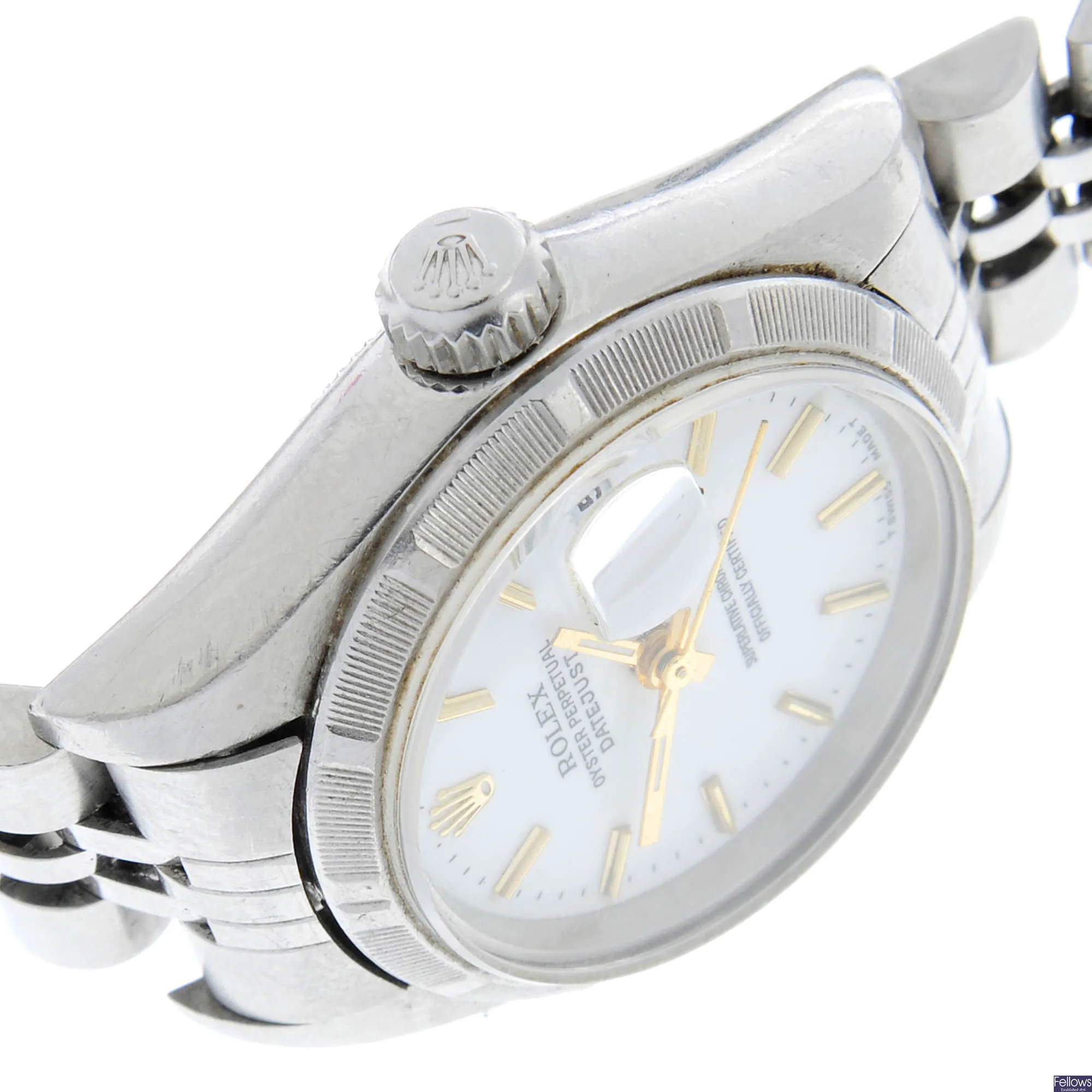 Rolex Oyster Perpetual Date 79190 26mm Stainless steel White 4