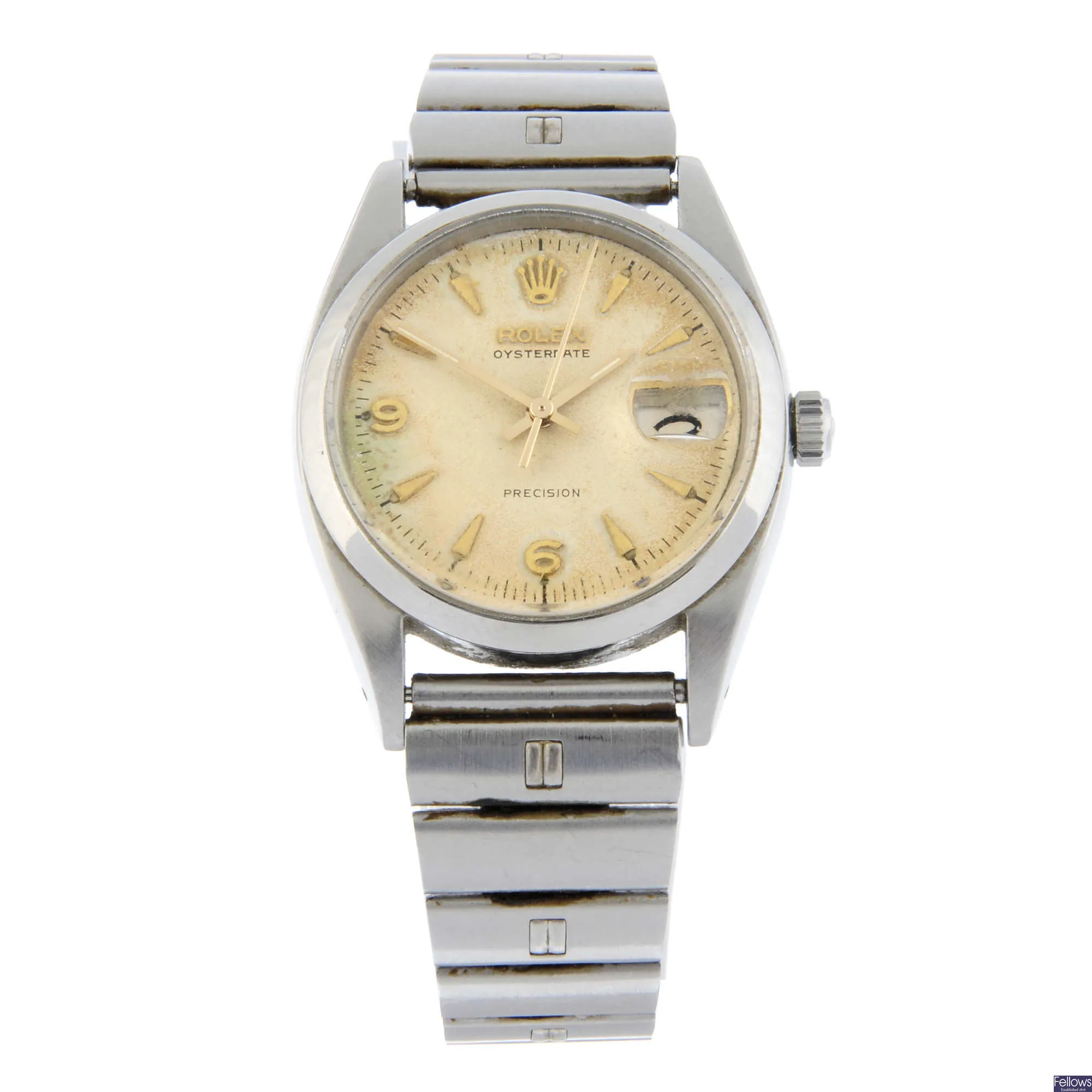 Rolex Oyster Date 6494 34mm Stainless steel Silver