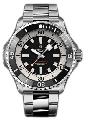 Breitling Superocean A17378211B1A1 46mm Stainless steel Black