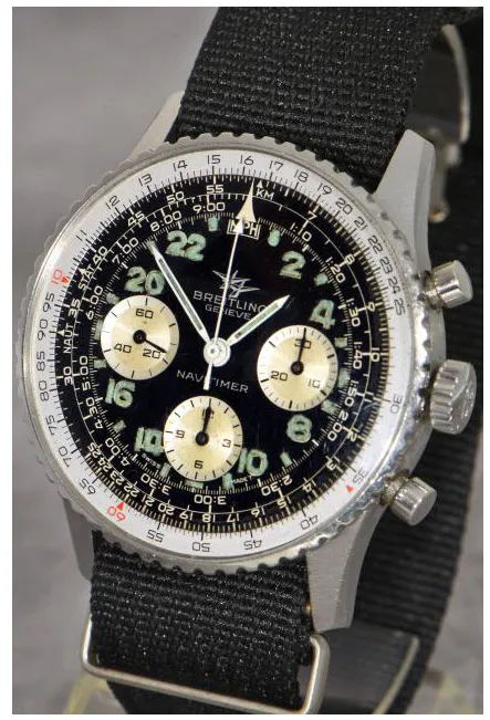 Breitling Navitimer Cosmonaute 809 41mm Stainless steel Black