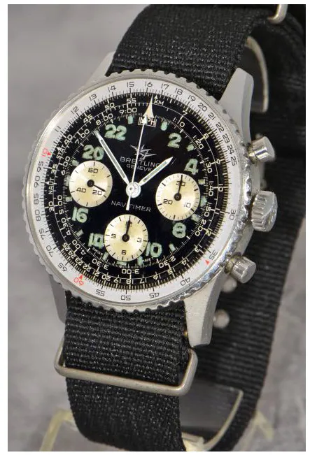 Breitling Navitimer Cosmonaute 809 41mm Stainless steel Black 1