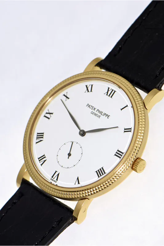 Patek Philippe Calatrava 3919 33mm Yellow gold Porcelain 3