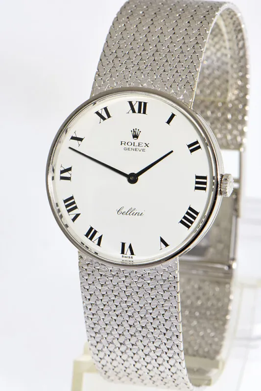 Rolex Cellini 3842 31mm White gold White 6