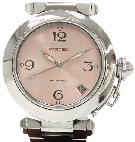 Cartier Pasha C W31075M7 35mm Stainless steel Rose