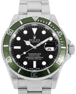 Rolex Submariner 16610LV Stainless steel Schwarz