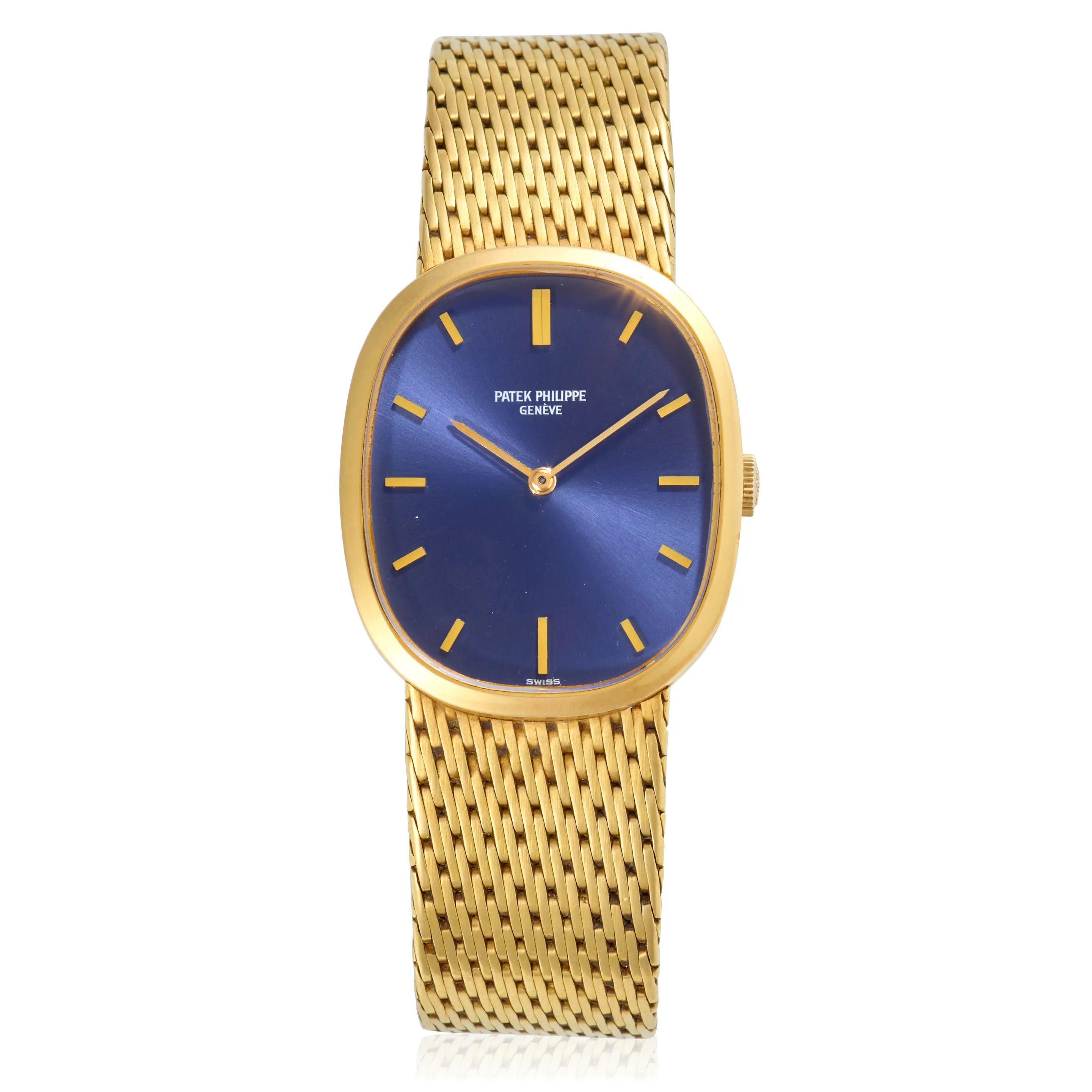 Patek Philippe Ellipse 3548 27mm Yellow gold Blue