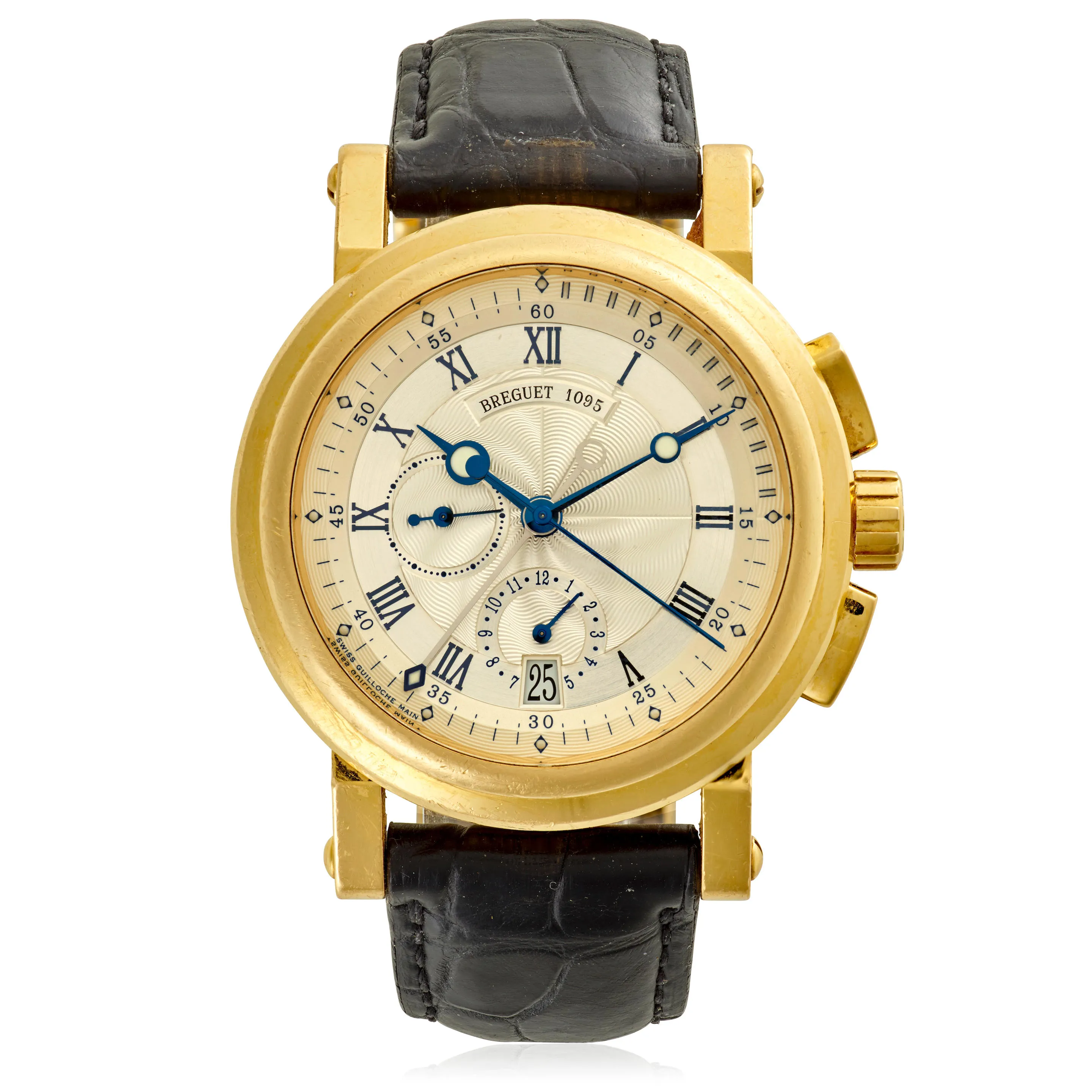 Breguet Marine 5827BA/12/5ZU 42mm Yellow gold Silver