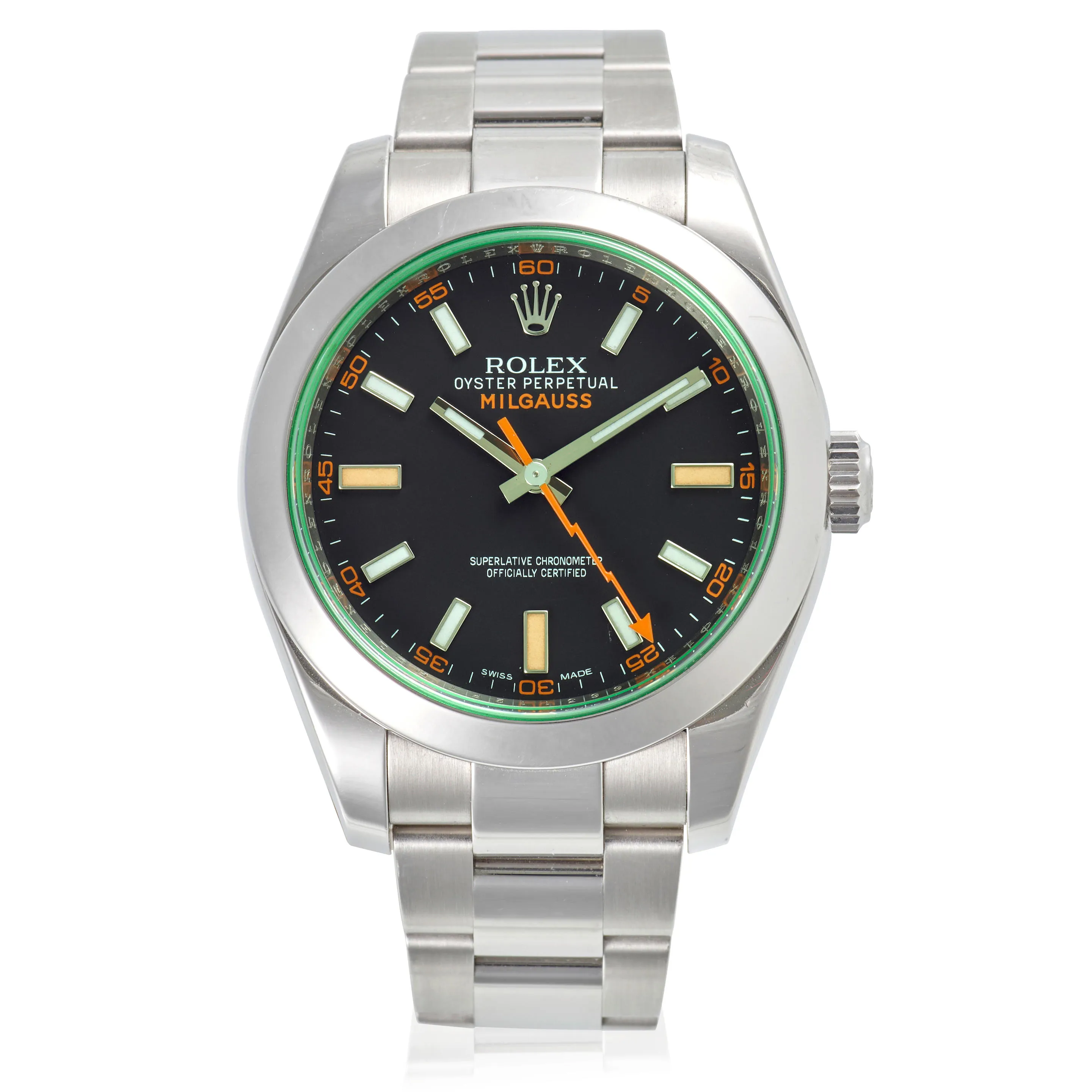 Rolex Milgauss 116400 40mm Stainless steel Black