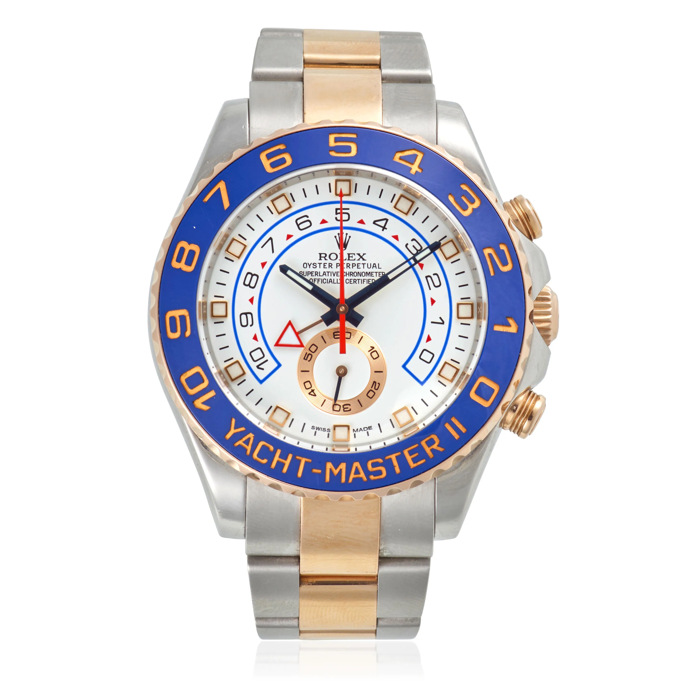 Rolex Yacht-Master II 116681M 44mm Yellow gold and Stainless steel White