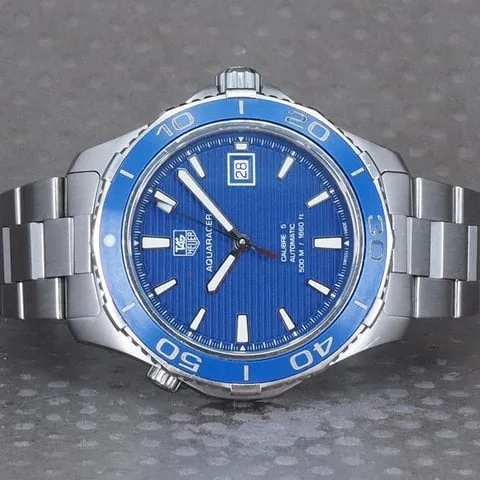 TAG Heuer Aquaracer WAK2111.BA0830 41mm Stainless steel Blue