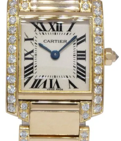 Cartier Tank 2385 20mm Yellow gold Champagne