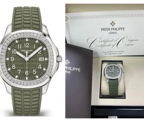 Patek Philippe Aquanaut 5267/200A-011 39mm Stainless steel Green