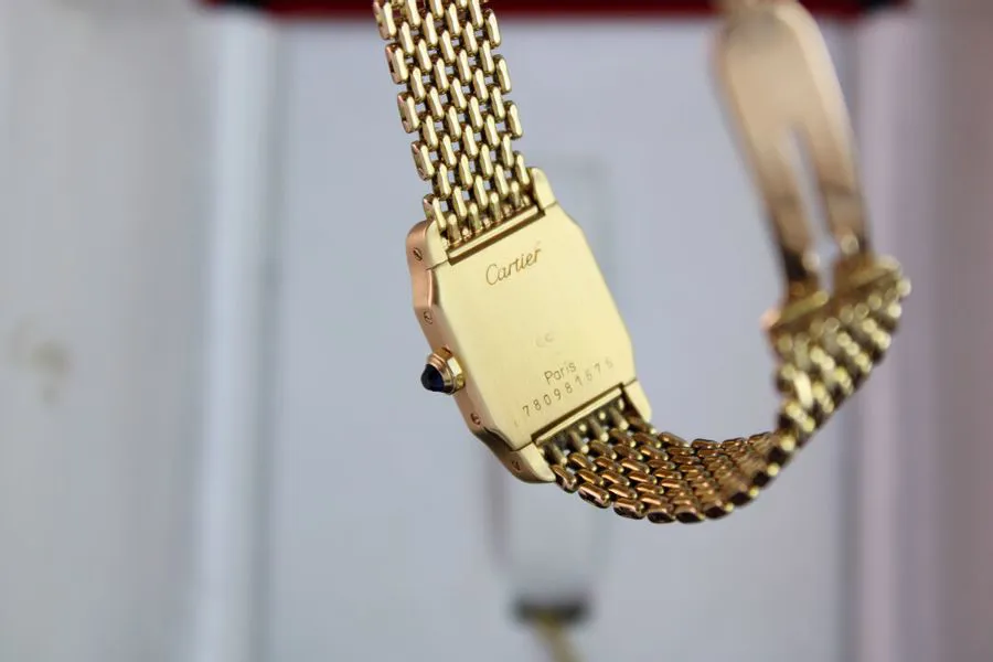 Cartier Santos 7809 20mm Yellow gold White 2