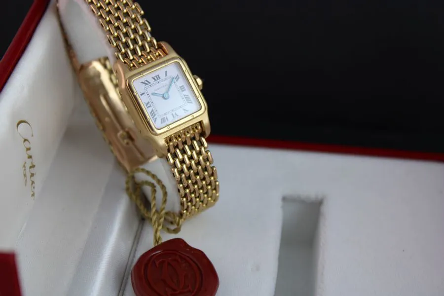 Cartier Santos 7809 20mm Yellow gold White 4