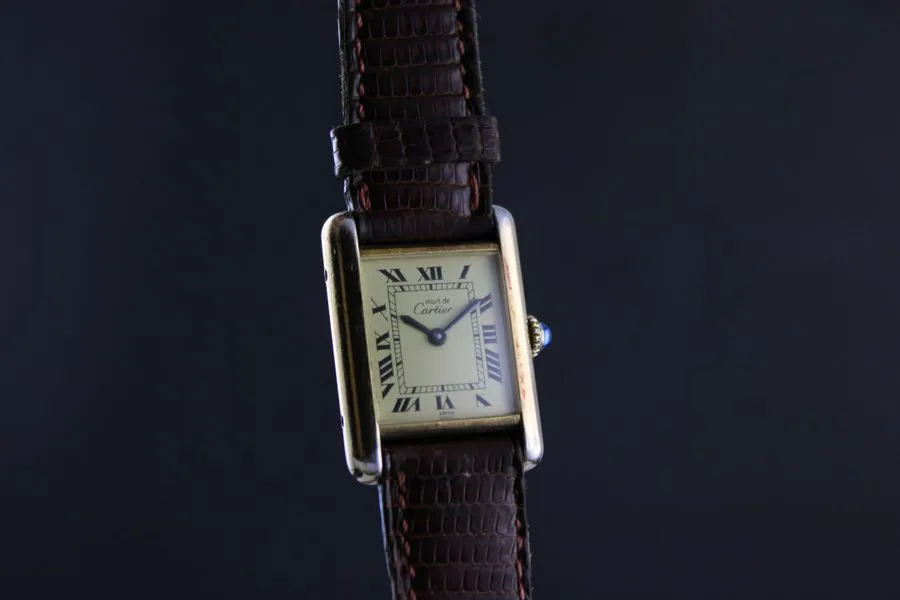 Cartier Must de Cartier 20mm Gilt metal Cream 1