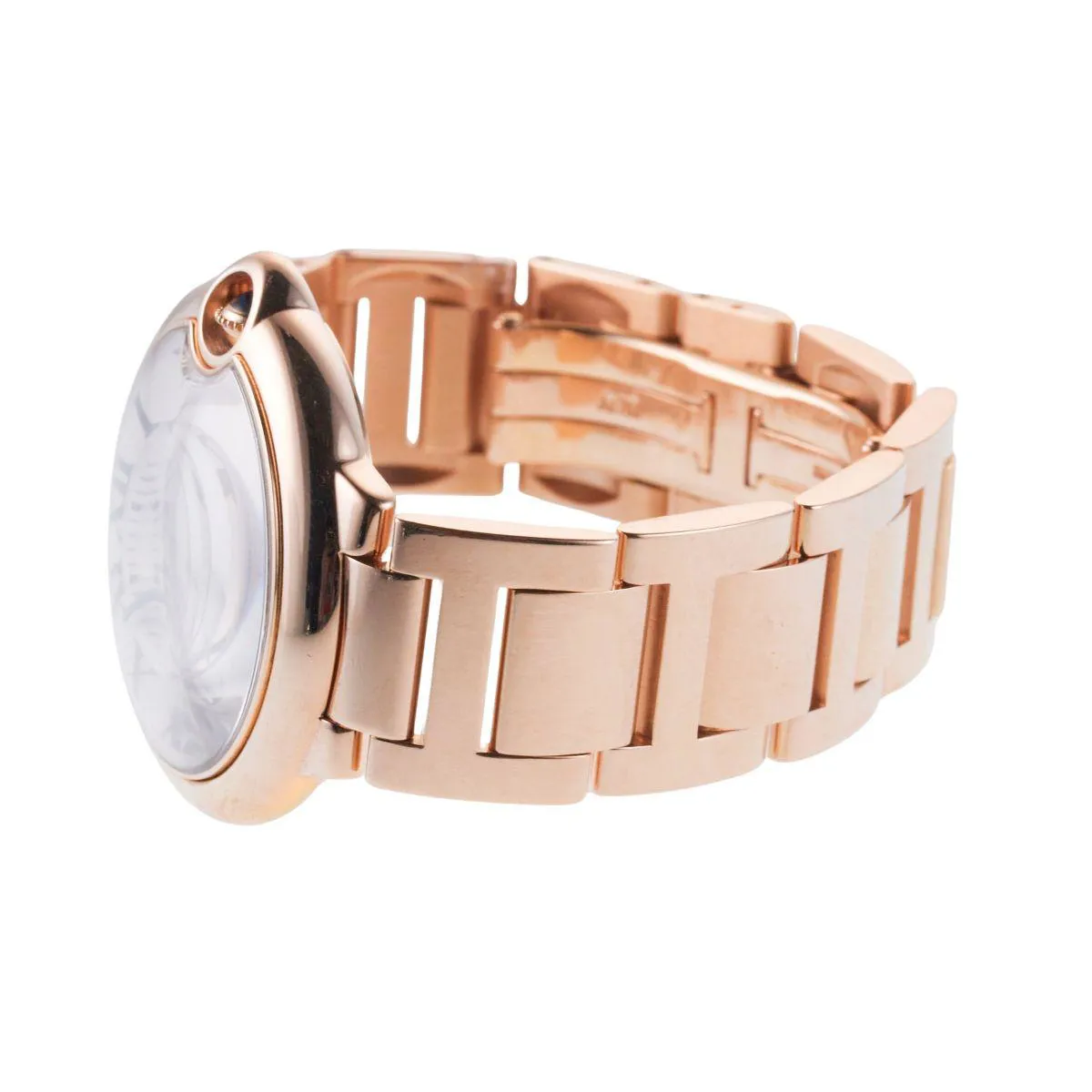 Cartier Ballon Bleu W69004Z2 36mm Rose gold Silver 2