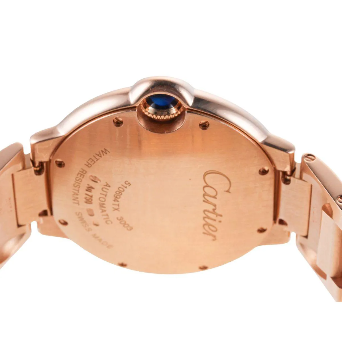 Cartier Ballon Bleu W69004Z2 36mm Rose gold Silver 3