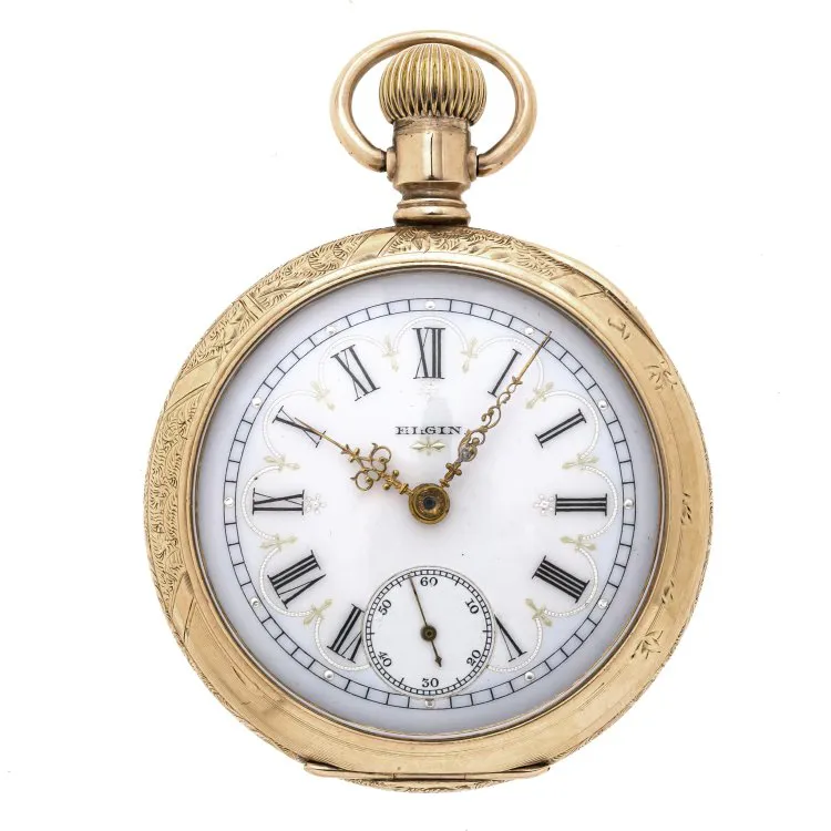 Elgin 55mm Gold-plated White